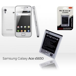 Image of Batteria compatibile Samsung Galaxy Ace e successivi MaxTech Li-ion battery 1350mAh T012 8018318474644