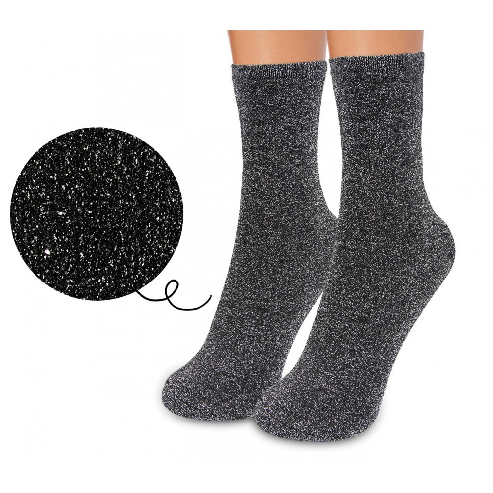 Calzini Donna Kit 6 Paia 214679 SPARKLY Tinta...