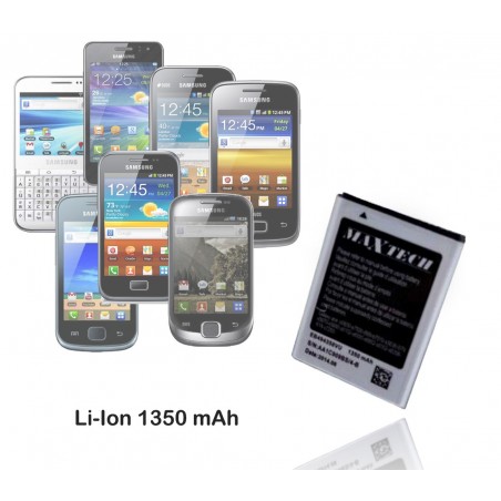 Batteria compatibile Samsung Galaxy Ace e successivi MaxTech Li-ion battery 1350mAh T012