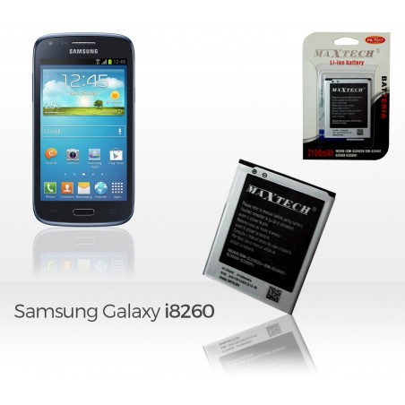 Batteria compatibile Samsung Galaxy trend 3 i8260 e successivi MaxTech Li-ion battery 2100mAh T017