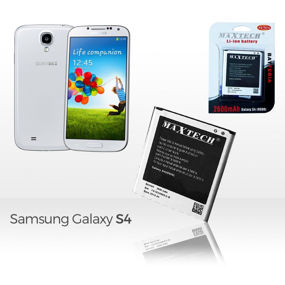 Batteria compatibile Samsung Galaxy S4 (9500) MaxTech Li-ion battery 2600mAh T014