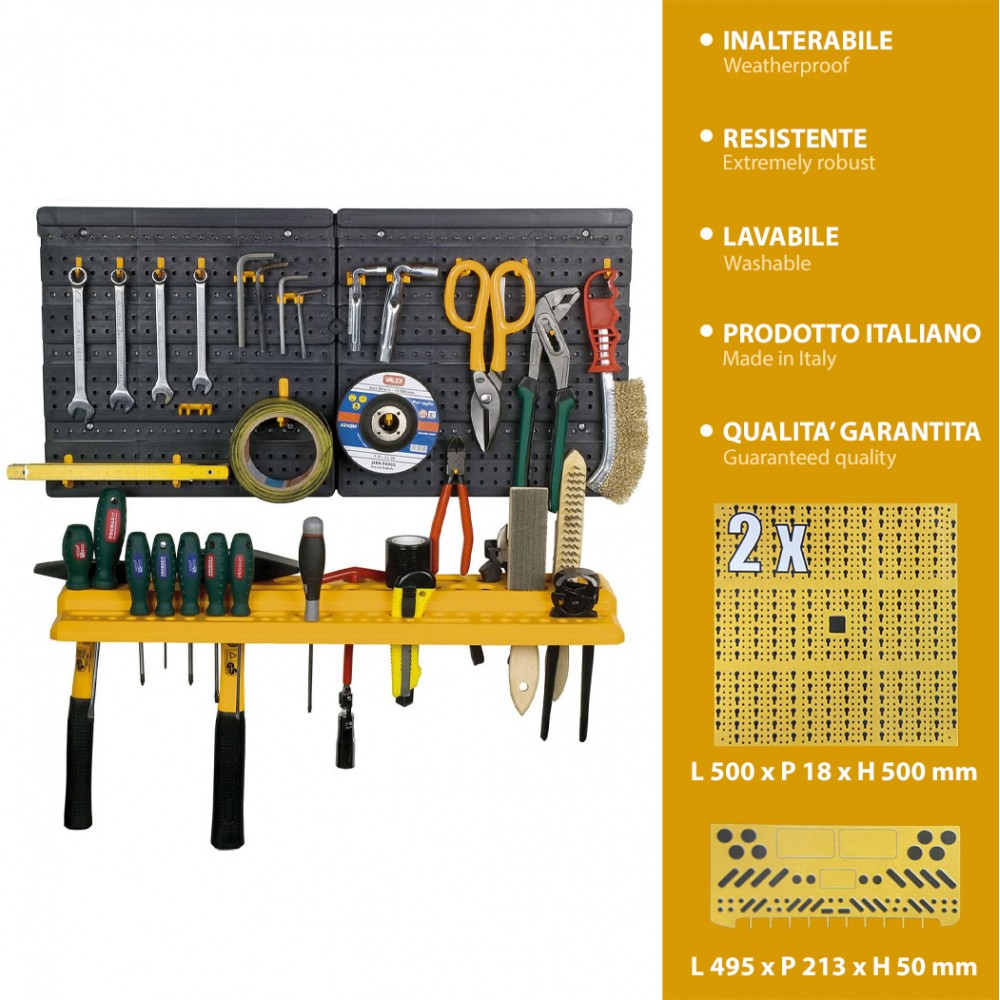 Mensola Portautensili 332 Kit Pannelli Modulari...
