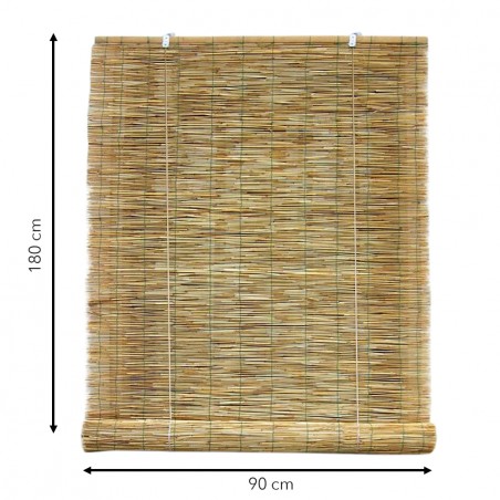 Tenda arella bamboo 202456 con carrucola resistente alle intemperie 90 x 180 cm