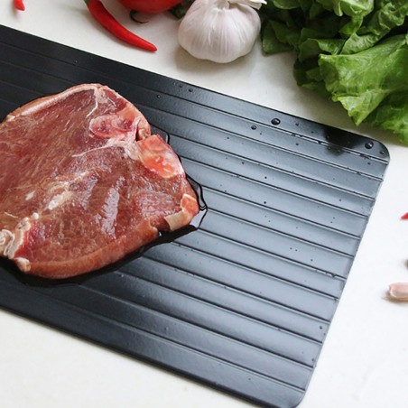 Vassoio in Alluminio Scongelamento Rapido 18734 per Alimenti Surgelati 23x16 cm