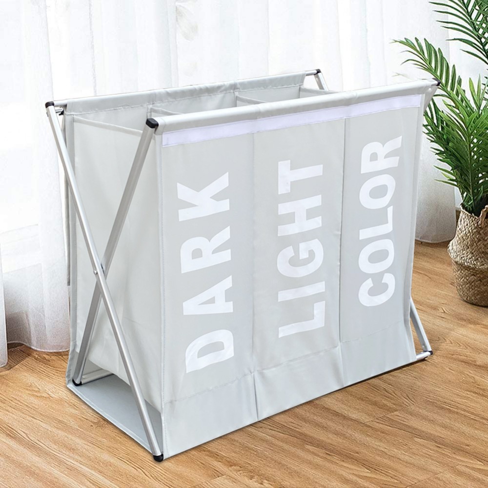 Cesto Portabiancheria 3 Scomparti 43883...