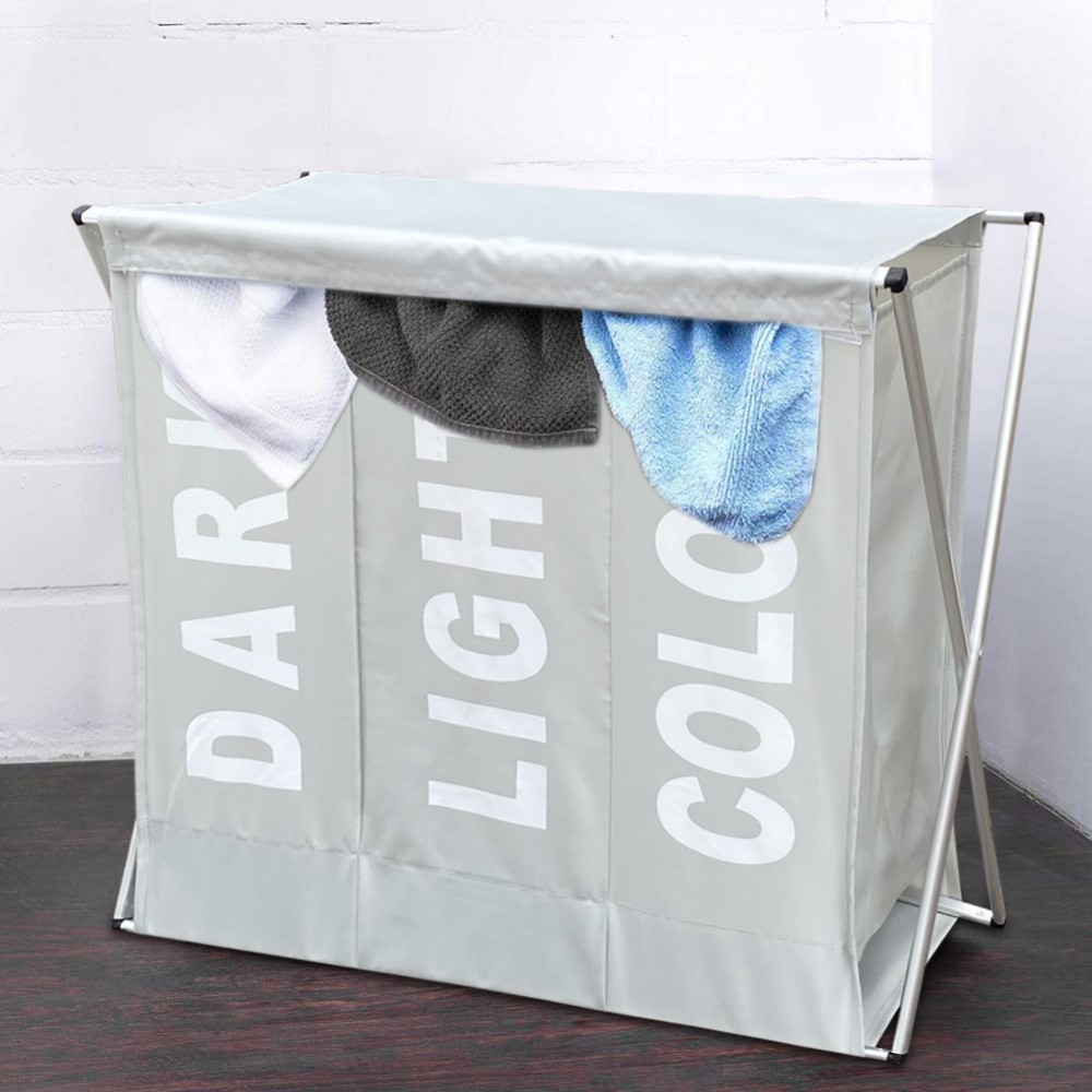 Cesto Portabiancheria 3 Scomparti 43883...