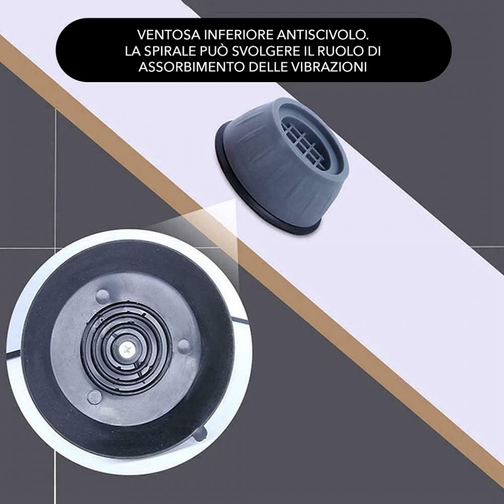 Piedini antiscivolo antivibrazioni 211068...