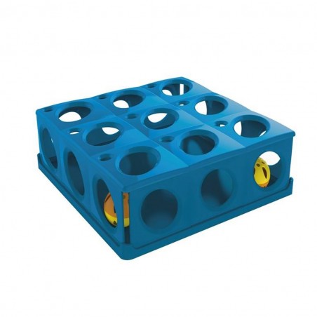 Gioco per Gatti TRICHY 10604 con 2 Palline in Plastica per Felini interattivo