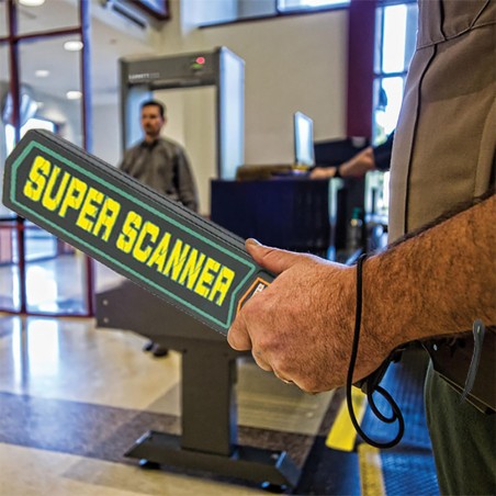 Metal detector Super Scanner 180173 sensibilità regolabile e presa ergonomica