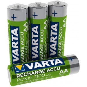 Pack 4 pz Batteria Varta Pile Ricaricabili AA Stilo 2100... 2