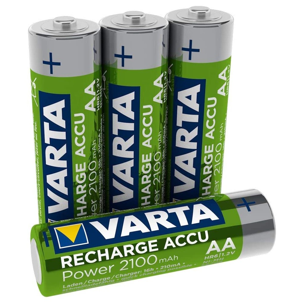 Pack 4 pz Batteria Varta Pile Ricaricabili AA...