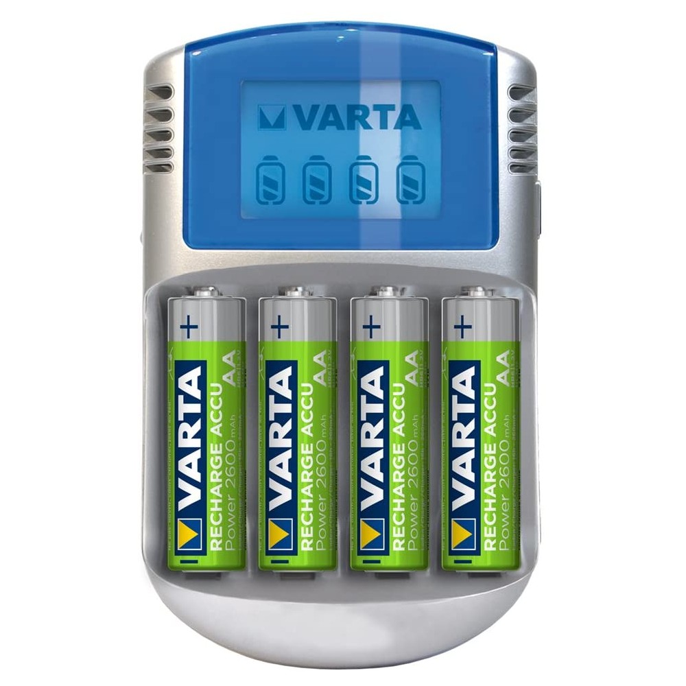 Caricabatterie Varta Display LCD per Ricarica...