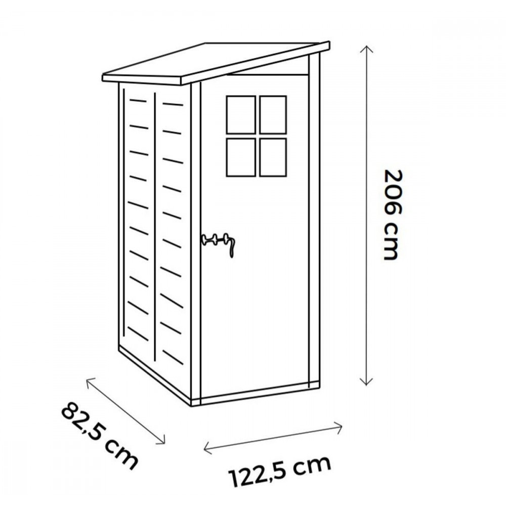 Casetta PVC per Giardino Garden Cottage Tuscany...