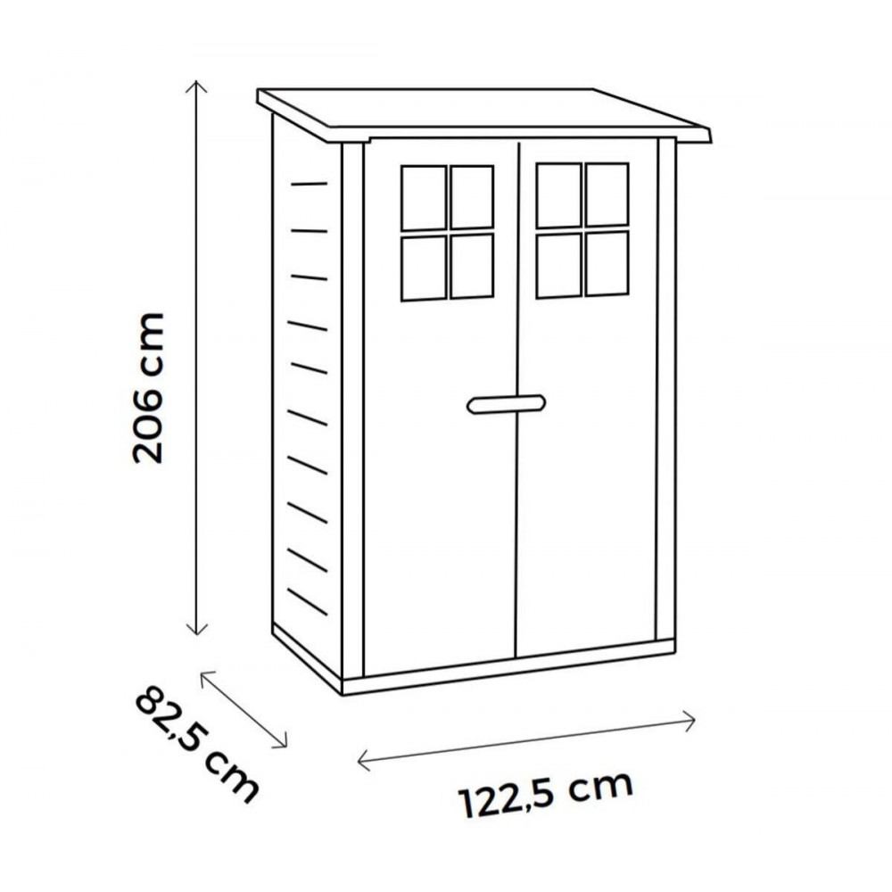 Casetta per Giardino PVC Garden Cottage Tuscany...