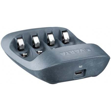 Caricabatterie Varta ECO Bioplastico a Led Ricarica Pile Stilo AA Ministilo AAA