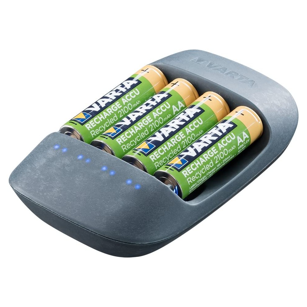 Caricabatterie Varta ECO Bioplastico a Led...