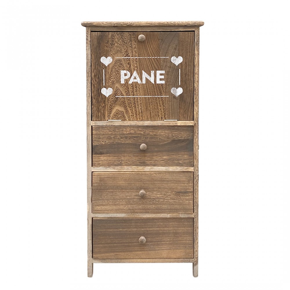 Portapane In Legno Con Finestra - Contenitore Pane Vintage, Cassetta 36,5x23,5x22 Cm Nero - Foto 9