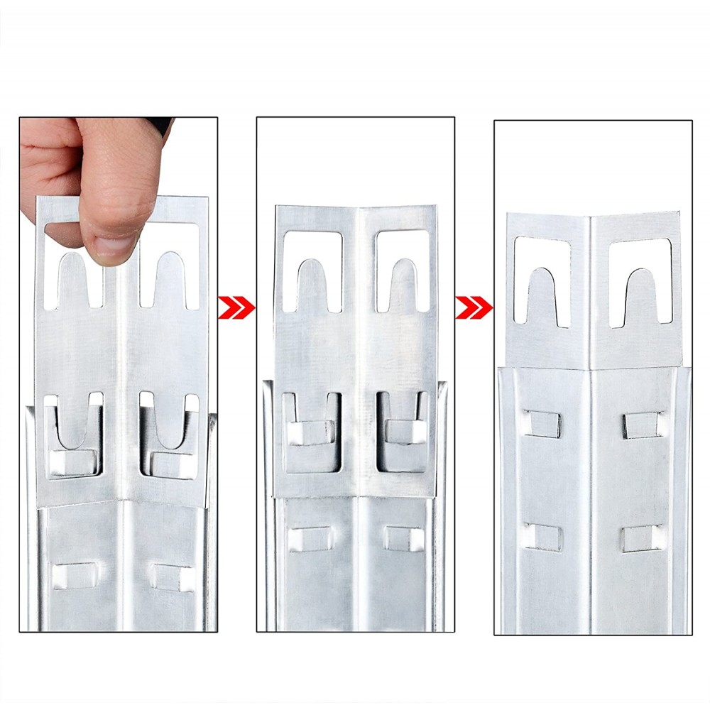 Scaffale 5 Ripiani in Metallo Ripiani MDF...