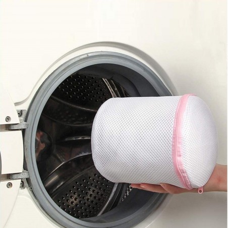 Sacca Salvabiancheria Rilux 480854 20x25 a Rete Salva Reggiseno con Cerniera