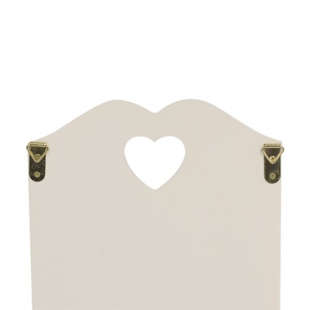 Portalettere da parete in legno 2 posti 437520 decorazione FIORI 29Hx6Px18L cm