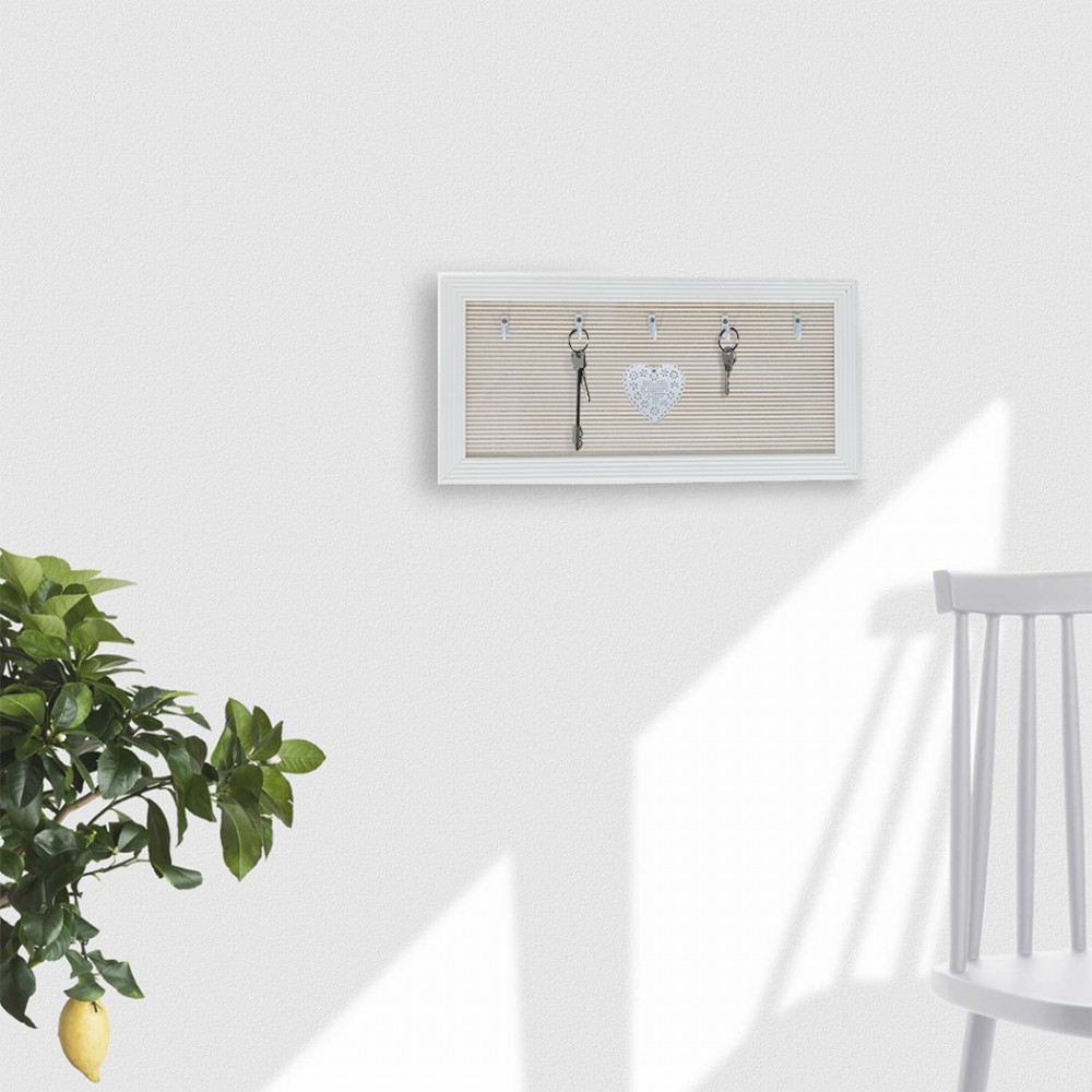 Porta chiavi in legno con 5 ganci 435175 stile...