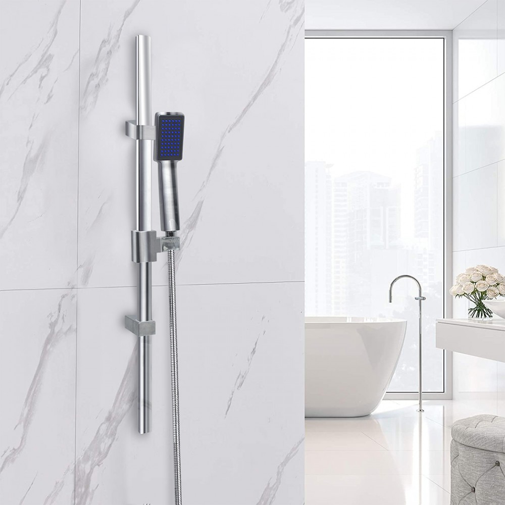 Saliscendi Soffione Doccia Acciaio Hercules...