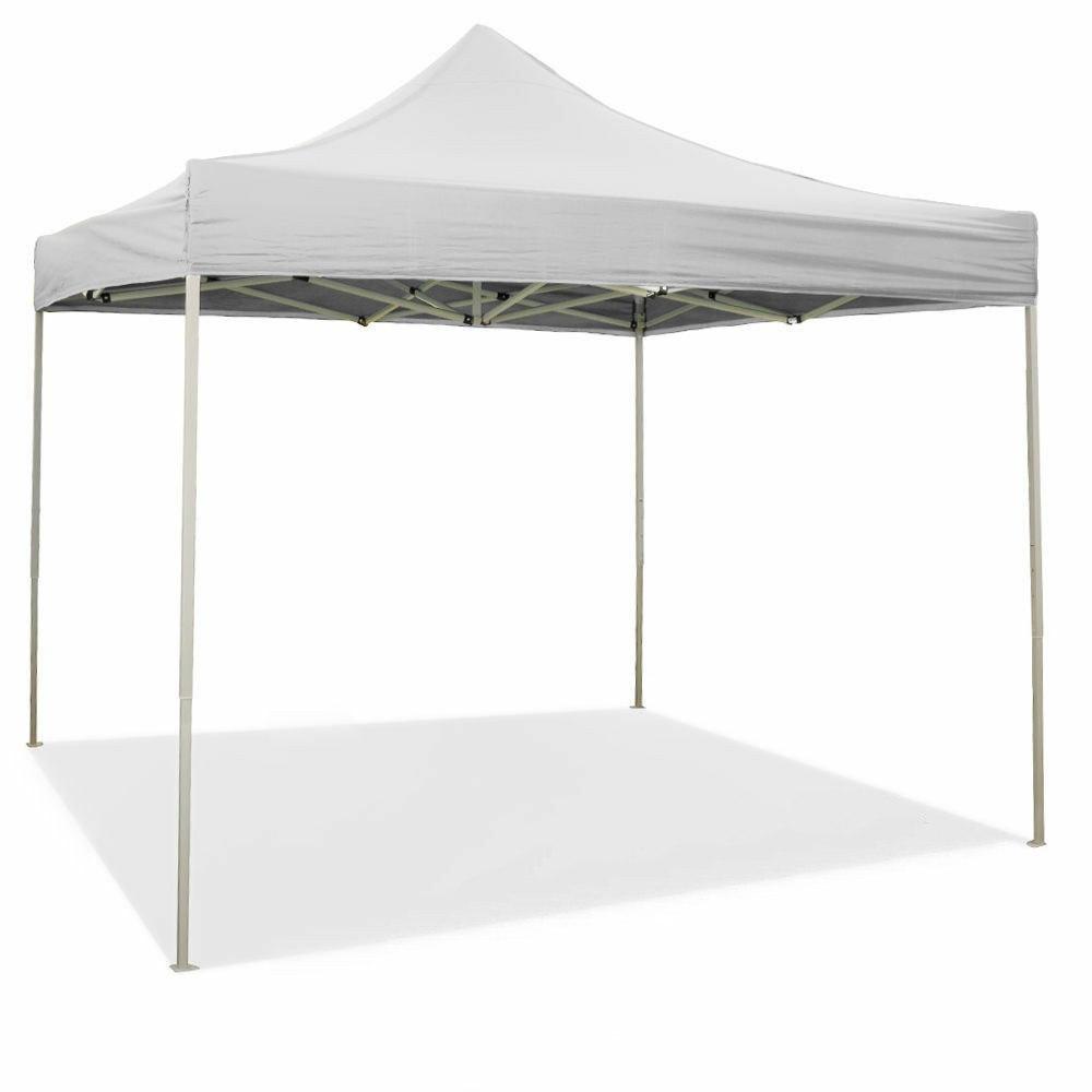 Gazebo a Fisarmonica Richiudibile Multiuso 3x3 mt  EasyFlex da Giardino BIANCO