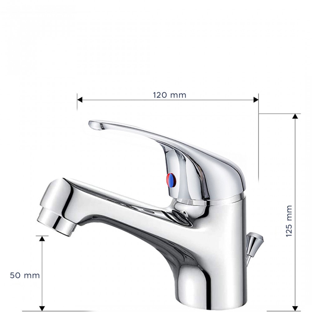 Rubinetto per Lavabo in Acciaio Inossidabile...