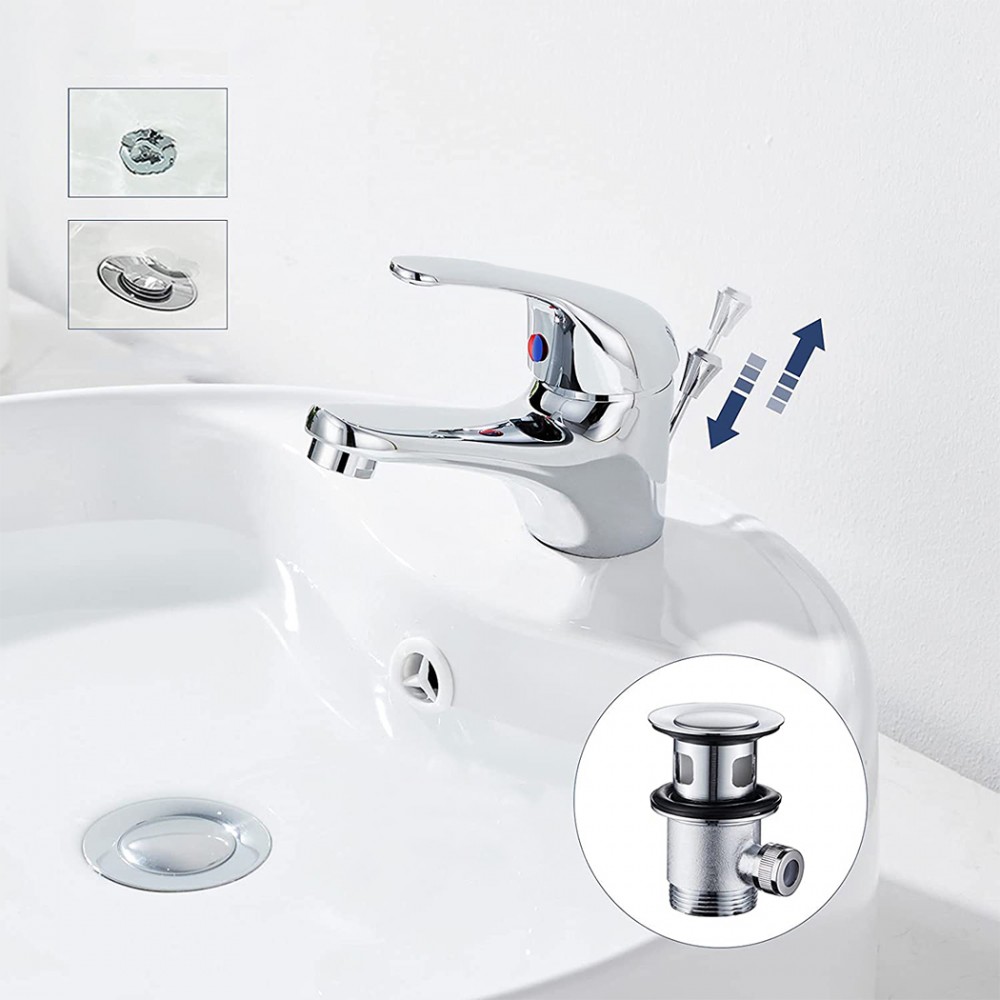 Miscelatore Rubinetto Lavabo Selenia 90043-5 in...
