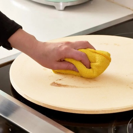 Pietra Refrattaria per Cottura Pizza Teglia con Base Rotonda Diametro da Ø30 cm
