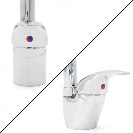 Rubinetto lavello Ottawa 1906 miscelatore cromato girevole a 360° in ottone