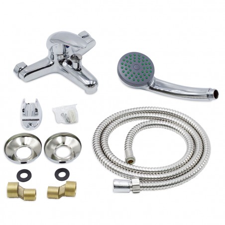 Rubinetto Miscelatore Vasca o Doccia Selenia 90041-5 Completo di Doccetta 1.5mt