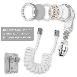 Doccetta per rubinetto lavandino portatile 14877 tubo... 2