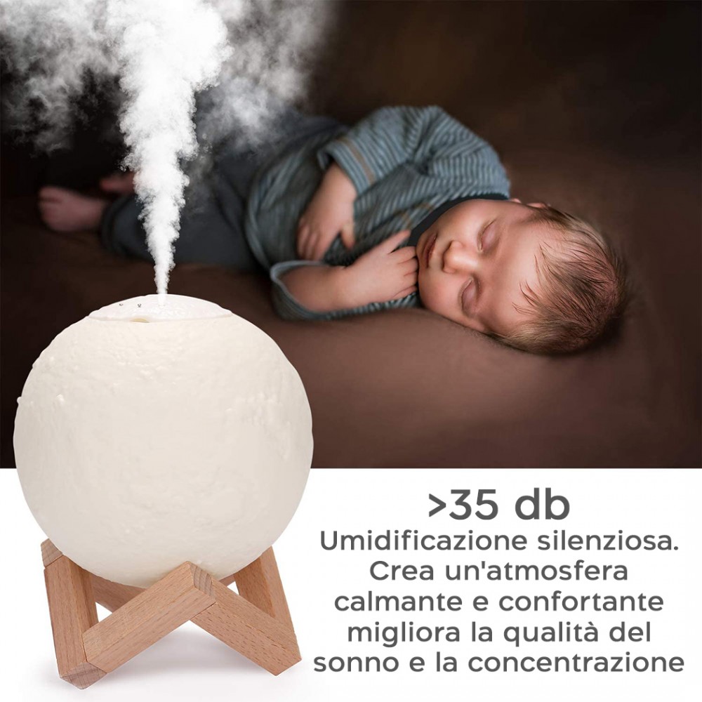 Diffusore Aromaterapia Lampada 3D da Scrivania...