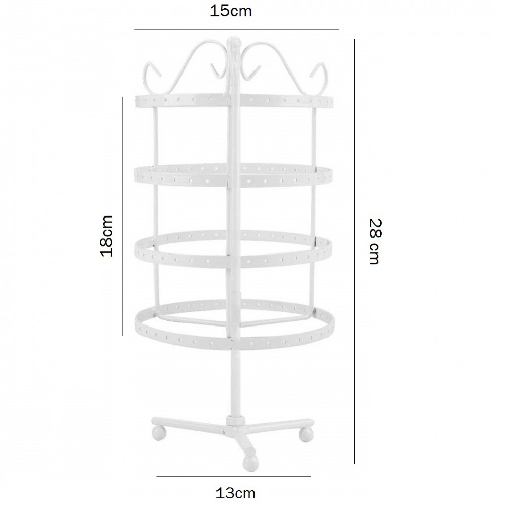 Espositore Portagioie a 4 Piani Struttura...