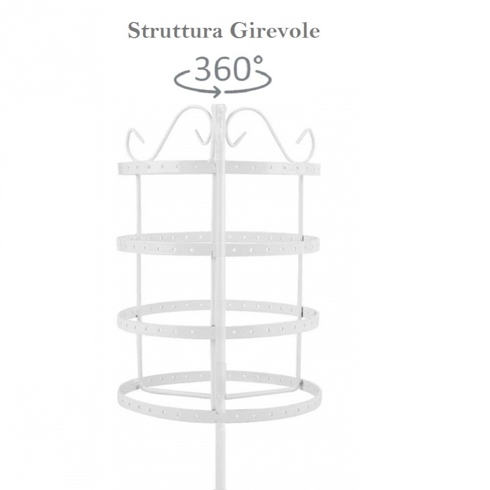 Espositore Portagioie a 4 Piani Struttura...