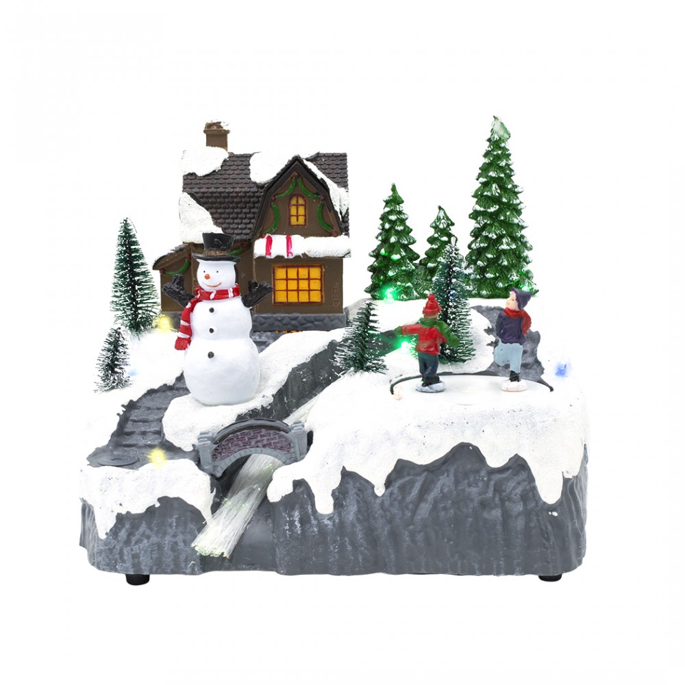 Giostrina scenario natalizio innevato 753466...