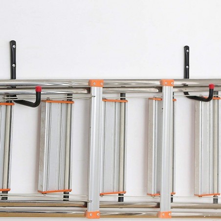 Kit 6 pz Ganci Universali Multiuso in Metallo da Parete Salvaspazio in 3 Misure