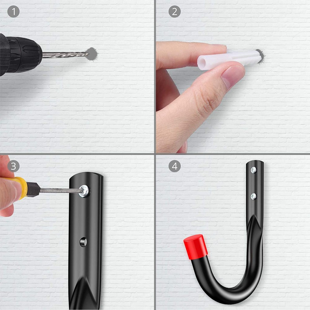 Kit 6 pz Ganci Universali Multiuso in Metallo...