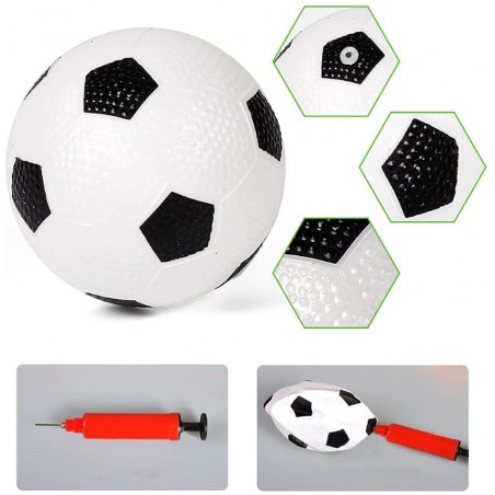Porta da Calcio Super Goal 122048 Kit con Pallone Gonfiatore Picchetti e Coni