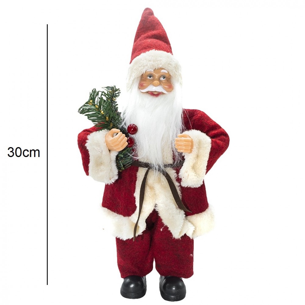 Babbo Natale Rosso e Crema 144186 Addobbo...