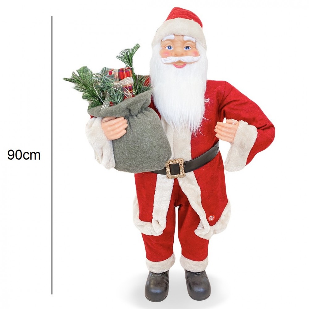 Babbo Natale Rosso e Crema 144202 Addobbo...