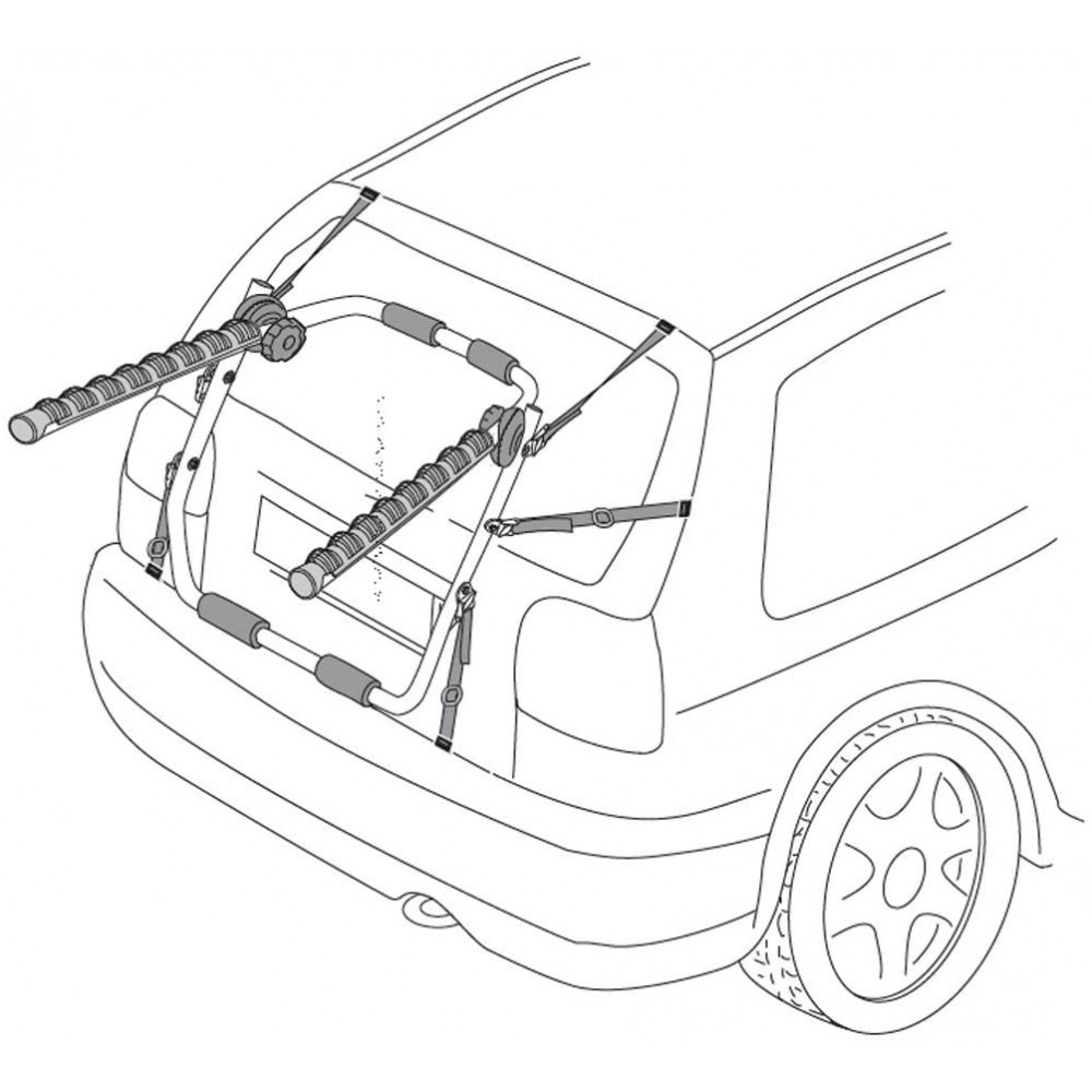 APOLLO XONE Supporto Portabici per Bagagliaio...