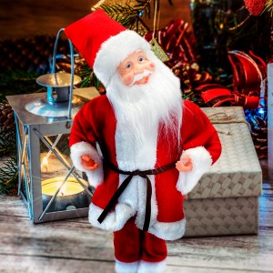 Babbo Natale Rosso art. 144196 45H cm Meccanismo a... 2