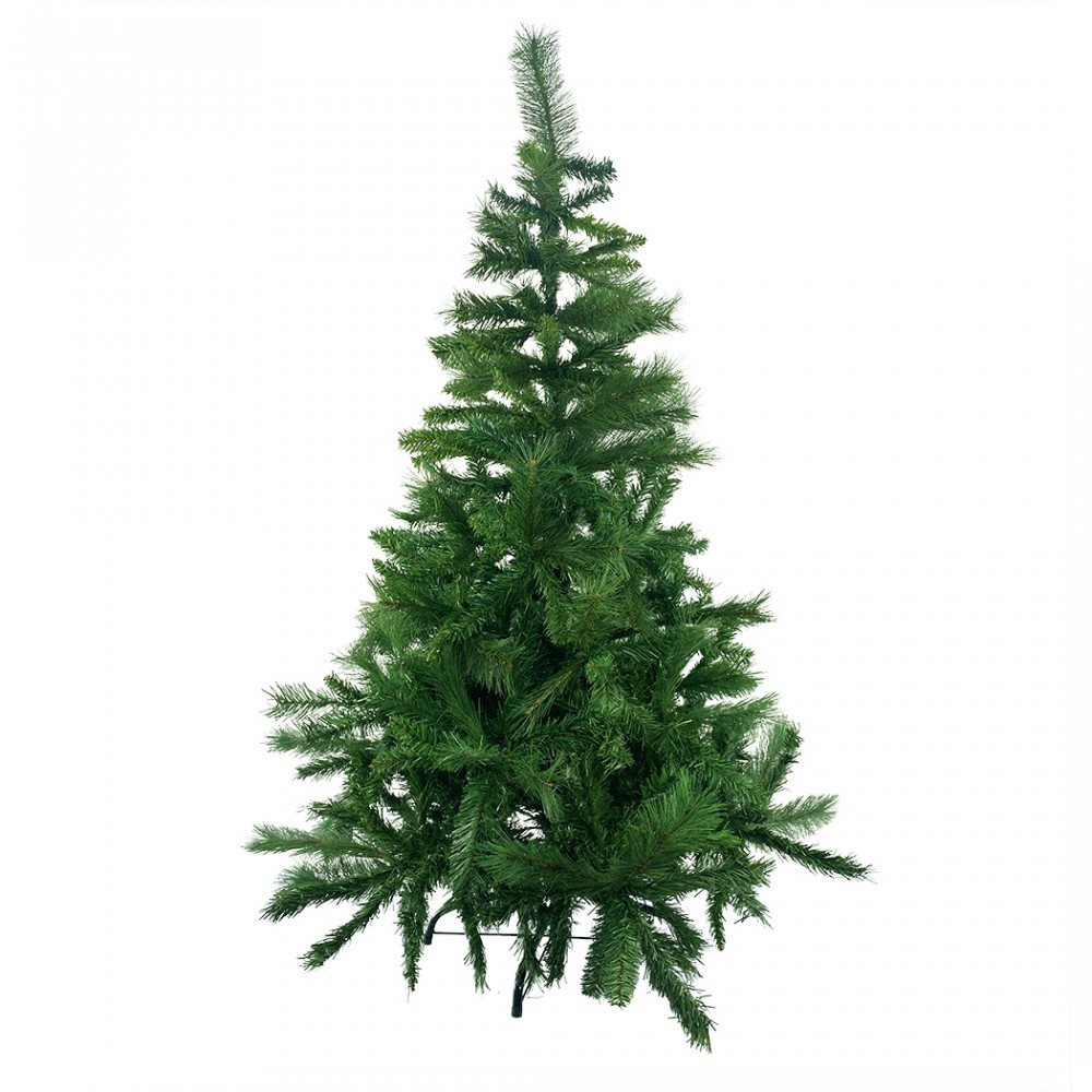 Albero di Natale 150H cm 164048 con 504 rami pieghevoli in PVC abete artificiale