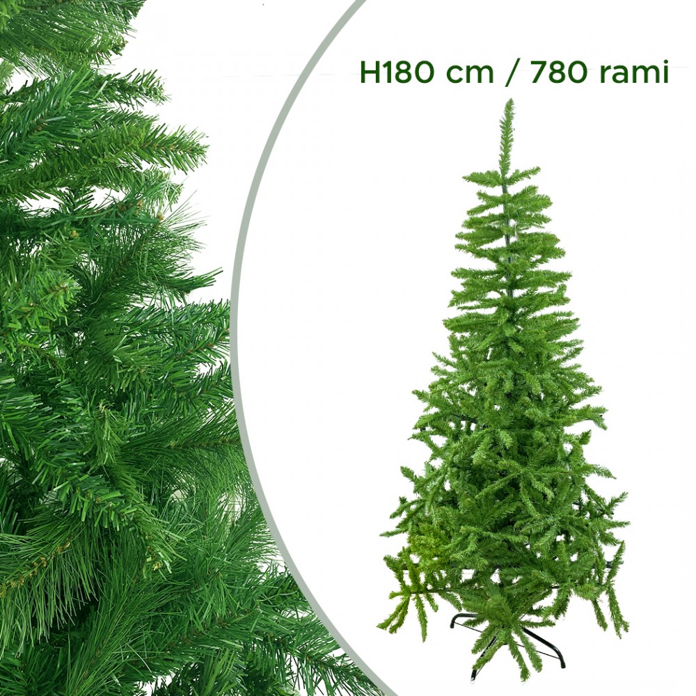 Albero Di Natale 180H Cm 164052 Con 780 Rami...