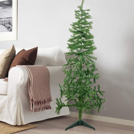 Albero di Natale 180H cm 245006 con 342 rami pieghevoli in PVC abete artificiale