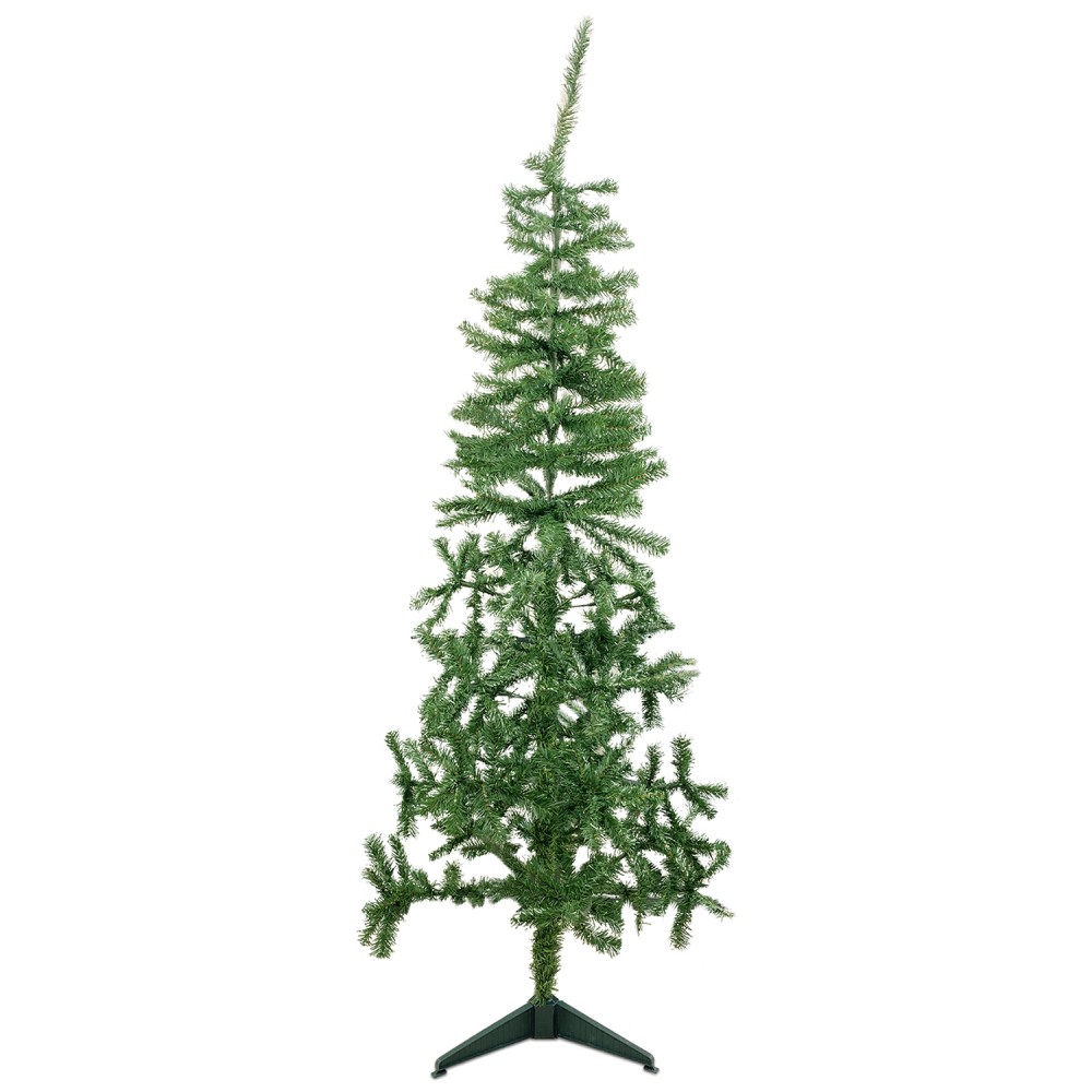 Albero di Natale 180H cm 245006 con 342 rami pieghevoli in PVC abete artificiale