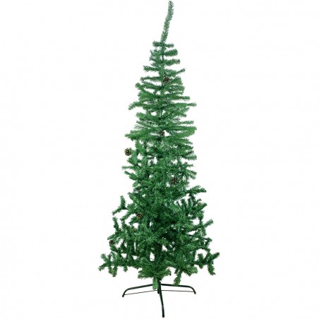 Albero di Natale 210H cm 245007 con 531 rami pieghevoli in PVC abete artificiale