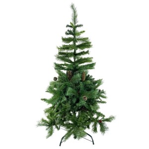 Albero Di Natale 150H Cm 164043 Con 504 Rami Pieghevoli In PVC Abete Artificiale